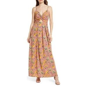 Chelsea28 Cutout Sleeveless Maxi Dress (Size XS)